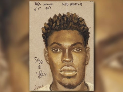 Police release a sketch of a suspect wanted in the shooting of baby near Meyerland.