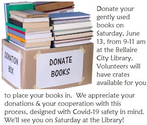 Bellaire Library Book Donations