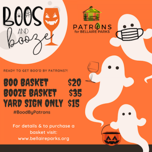 You’re invited to “Boos & Booze”,  a virtual Halloween visit.