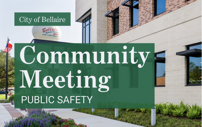 Bellaire Community Meeting on Public Safety