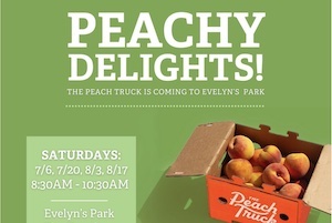 Peachy Delights at Evelyn's Park