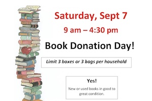 Bellaire Library Book Donation Day